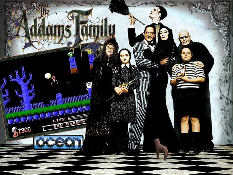 Addams family nes прохождение